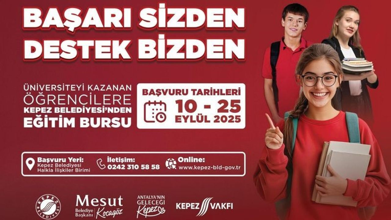 Başarı sizden, destek Kepez’den