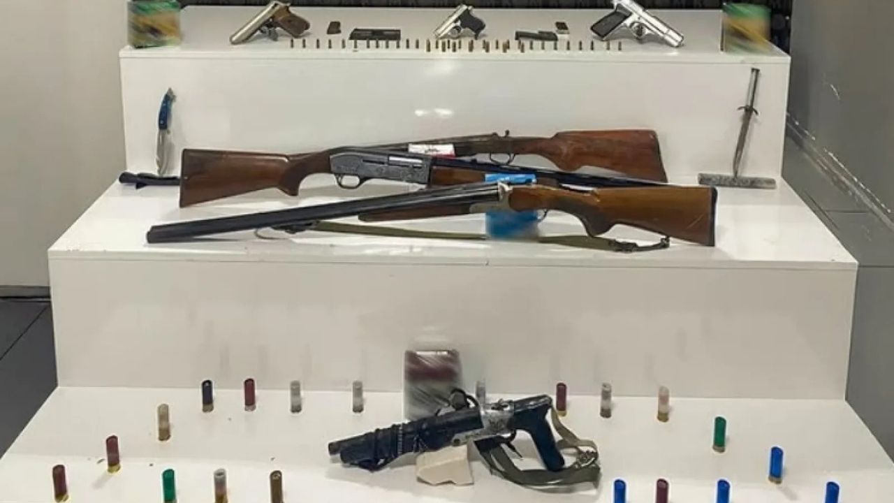Isparta’da KOM operasyonu! Yasa dışı silah ve mühimmatlara el kondu