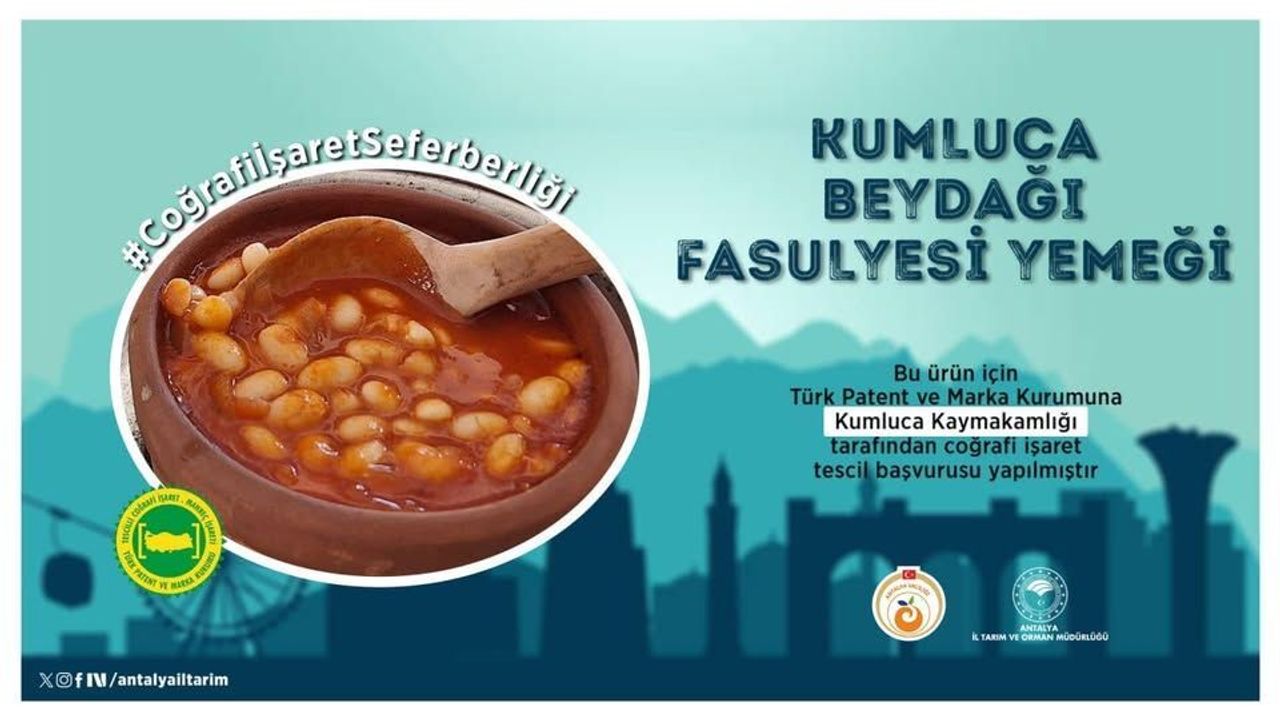 Kumluca Beydağı Fasulyesi İçin Coğrafi İşaret Başvurusu Yapıldı