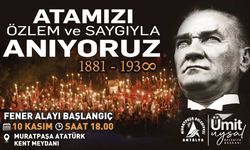 10 KASIM ATA'YA SAYGI YÜRÜYÜŞÜ MURATPAŞA BELEDİYESİ