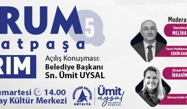 Muratpaşa Belediyesi Forum Muratpaşa (TARIM) Banneri