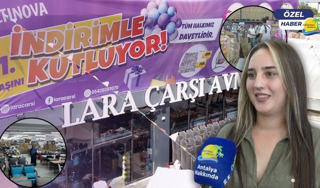 Antalya Lara Çarşı Altınova şubesinde dev indirim!
