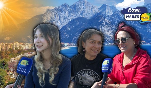 Antalya'da kış yüzünü gösteremedi... Yüksek kesimlere kar yağarken merkezde deniz keyfi yaşandı