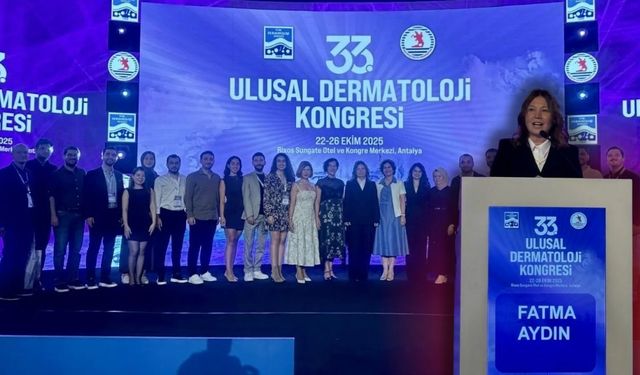 OMÜ Rektörü Prof. Dr. Aydın Antalya'da konuştu: "Dermatoloji modern tıbbın en hızlı gelişen alanlarından biri"