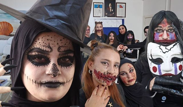 Antalya’da 'Sahne Makyajı’ kursiyerleri sanatlarını konuşturdu