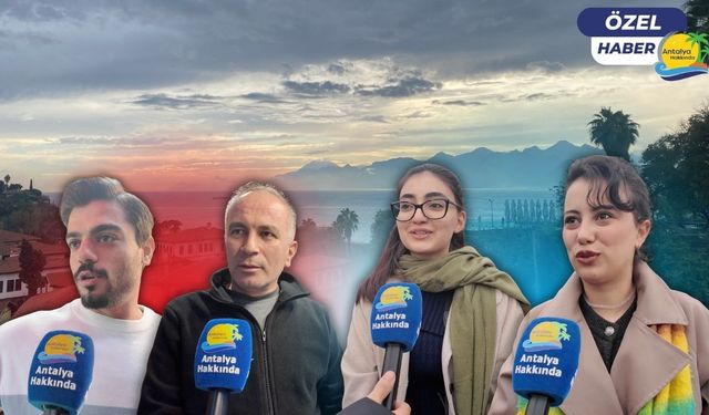 Antalya'da esnaf ve vatandaşa sorduk: "Antalya'da keşke olsa dediğiniz şey nedir?"
