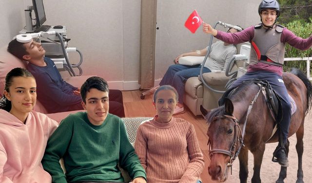 Antalya'da otizmle mücadele eden Burak, spor ve eğitimle hayata tutunuyor