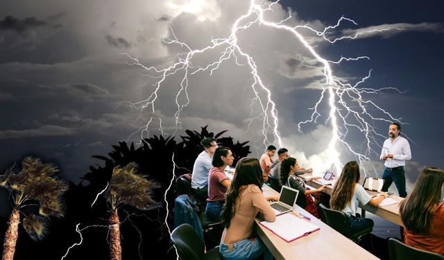 Yağmur ve fırtına geliyor! O ilçede yarın okullar tatil!