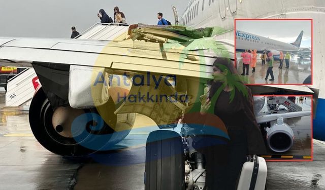 Antalya Havalimanı'nda korkutan kaza!
