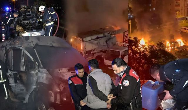 Antalya'da korkunç olay! Kız arkadaşının aracını benzin döküp yaktı