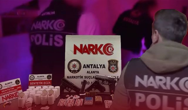 Antalya'da 45 adrese baskın! 37 Gözaltı