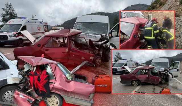 Burdur'da feci kaza! 2 kişi hayatını kaybetti