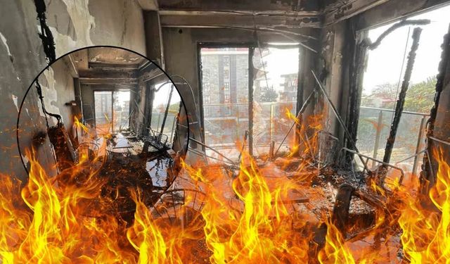 Antalya'da apartman yandı! 3’üncü kattaki dairede korku dolu anlar yaşandı
