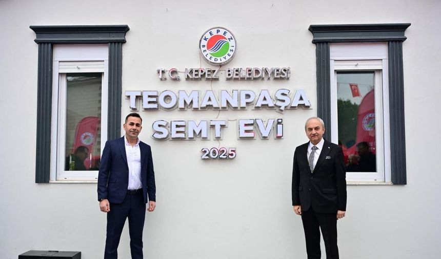 Kepez'de Semt Evi hizmete açıldı