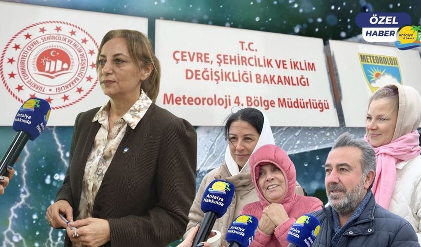 Meteoroloji uyardı! Antalya'da rüzgar çok şiddetli esecek, hava muhalefeti 1 hafta sürecek!