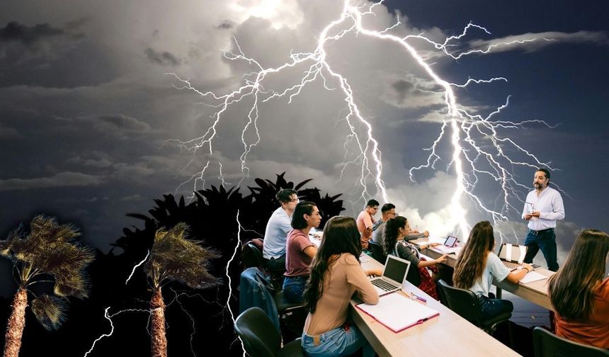 Yağmur ve fırtına geliyor! O ilçede yarın okullar tatil!