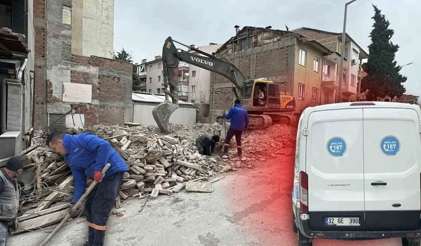 Burdur'da doğal gaz paniği!